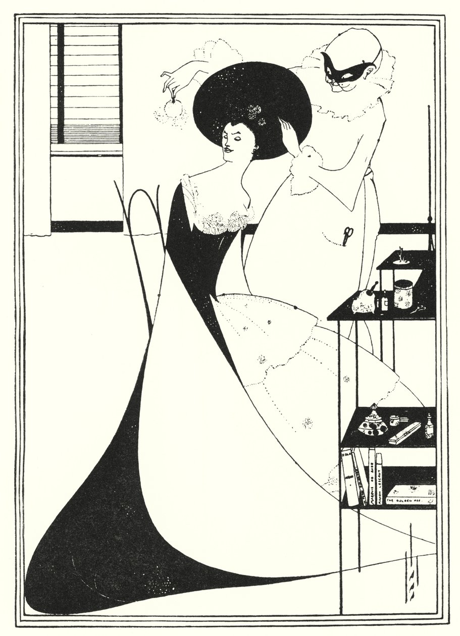 De Toilette van Salome (gravure) door Aubrey (after) Beardsley