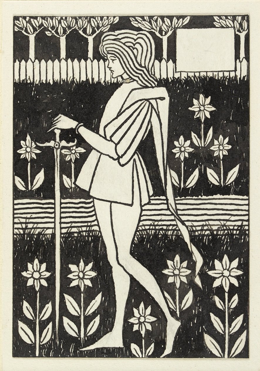 Een Pagina, 1890s door Aubrey Beardsley
