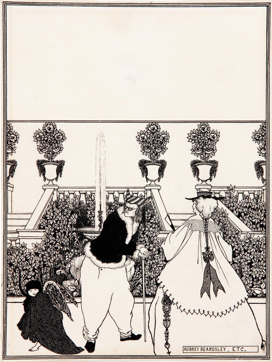 Omslagontwerp voor The Savoy door Aubrey Beardsley
