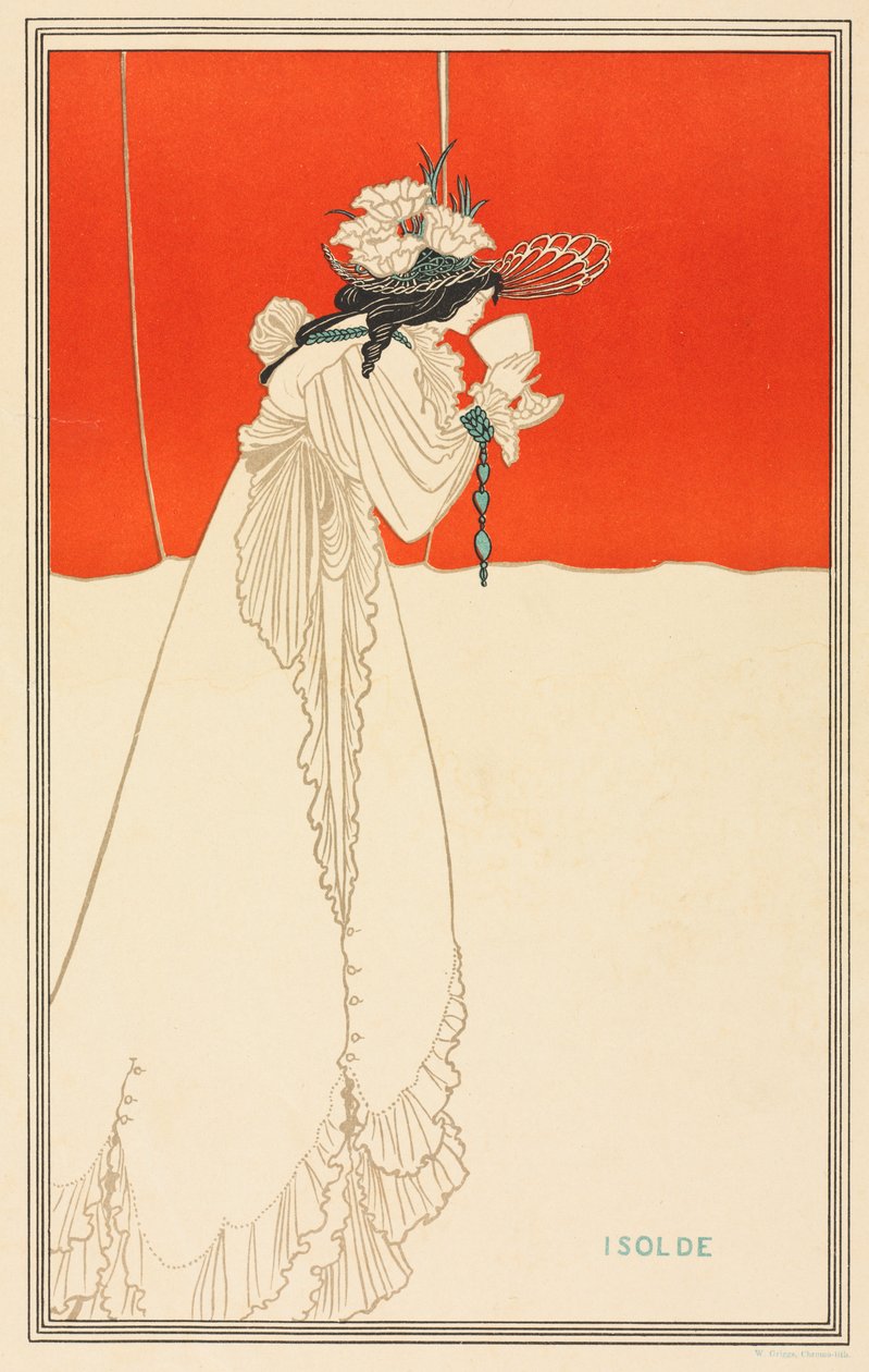 Isolde door Aubrey Beardsley