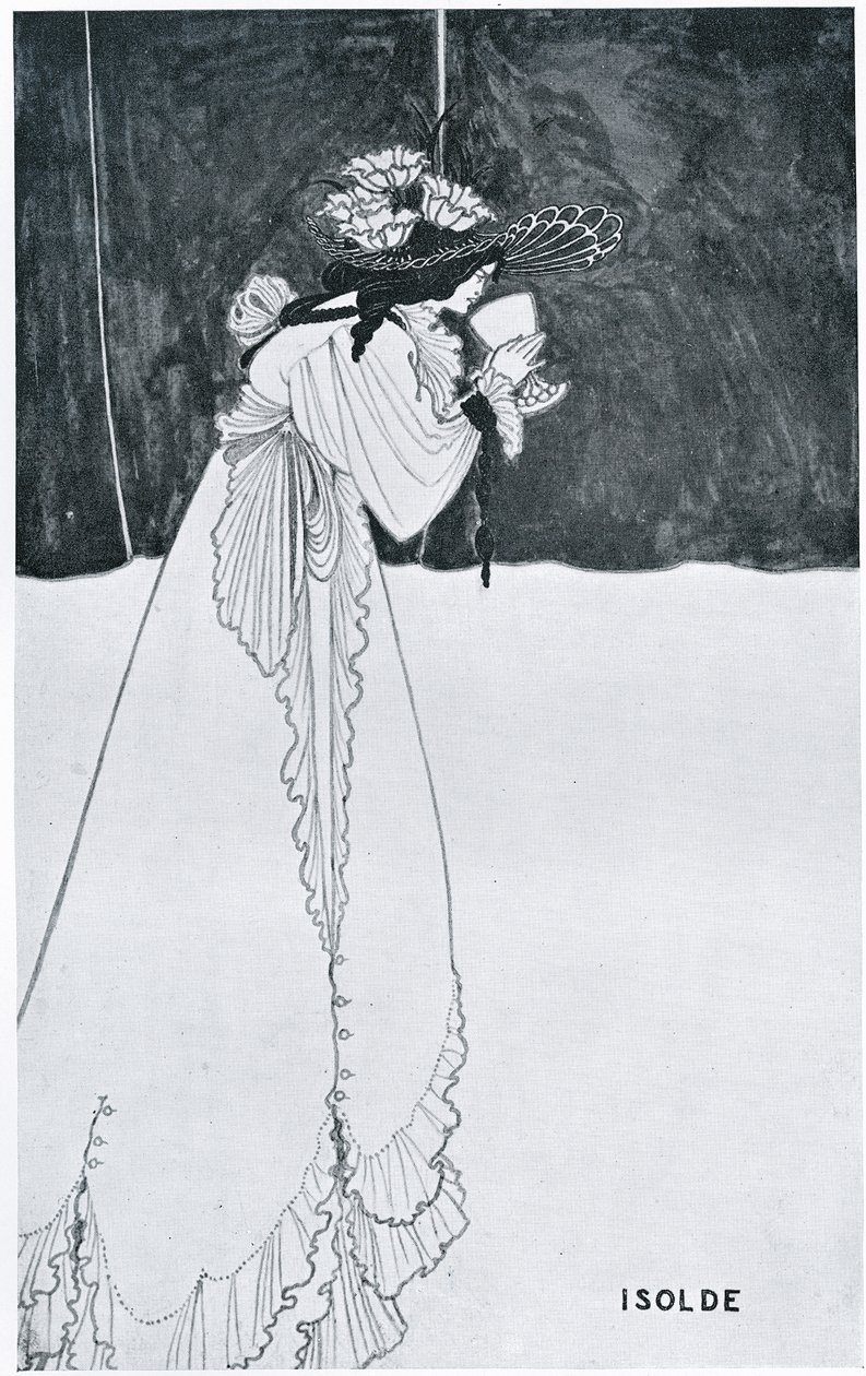 Isolde Drinkt het Gif door Aubrey Beardsley