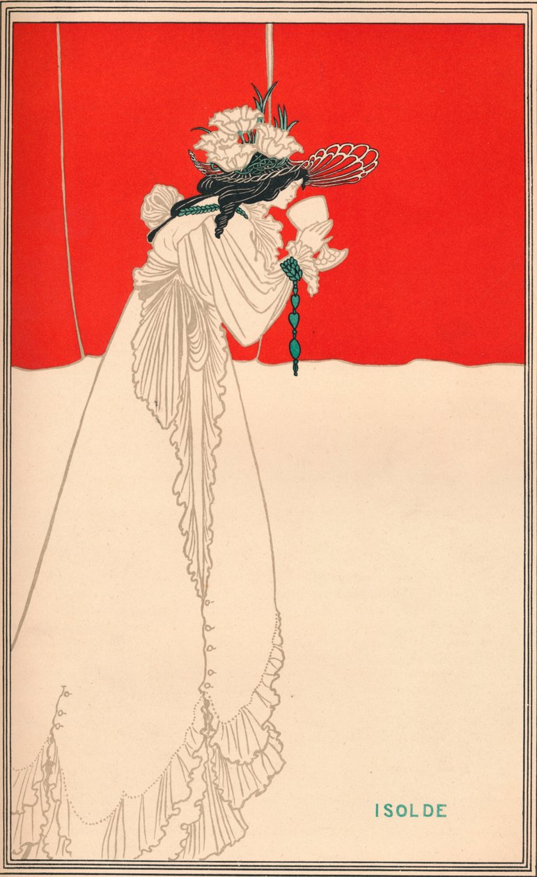 Isolde door Aubrey Beardsley