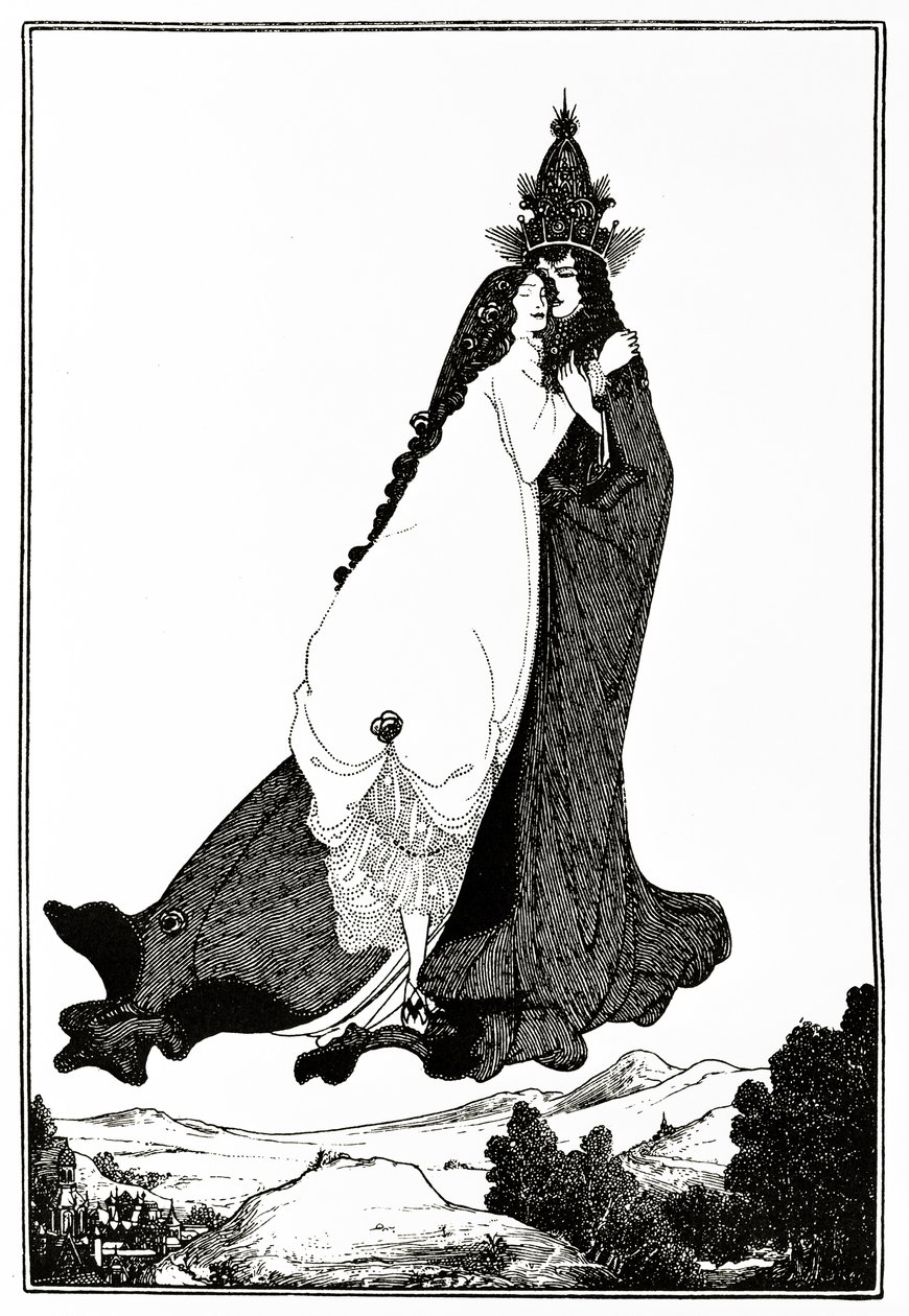 Sainte Rose de Lima, ca. 1894 door Aubrey Beardsley