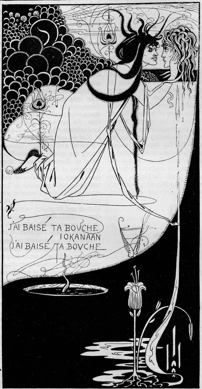 Het Hoogtepunt, ca. 1893 door Aubrey Beardsley
