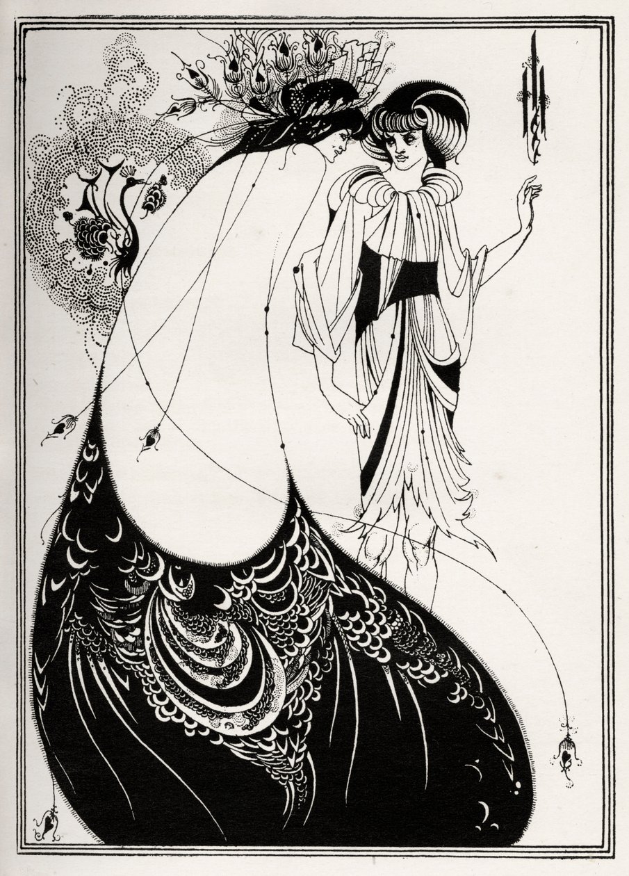 De Pauwenrok door Aubrey Beardsley