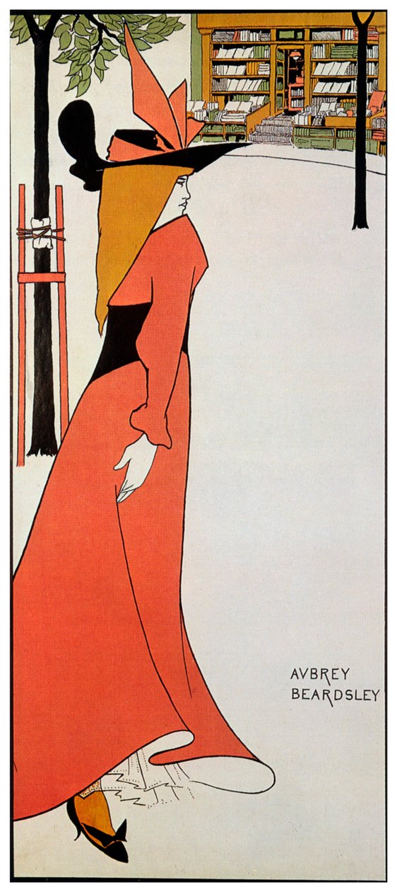 De Pseudoniem en Antoniem Bibliotheken, 1895 door Aubrey Beardsley