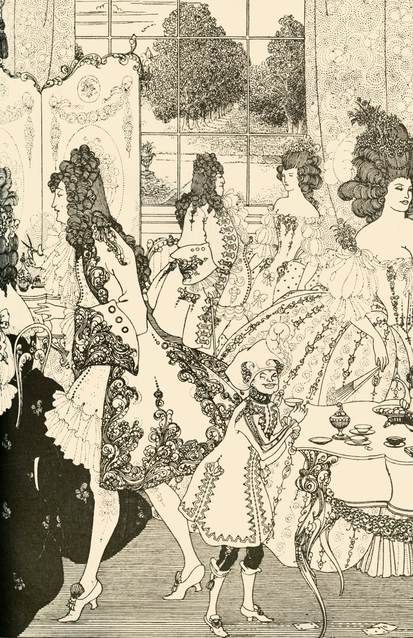 De Roof van de Lok, 1896, 1928 door Aubrey Beardsley
