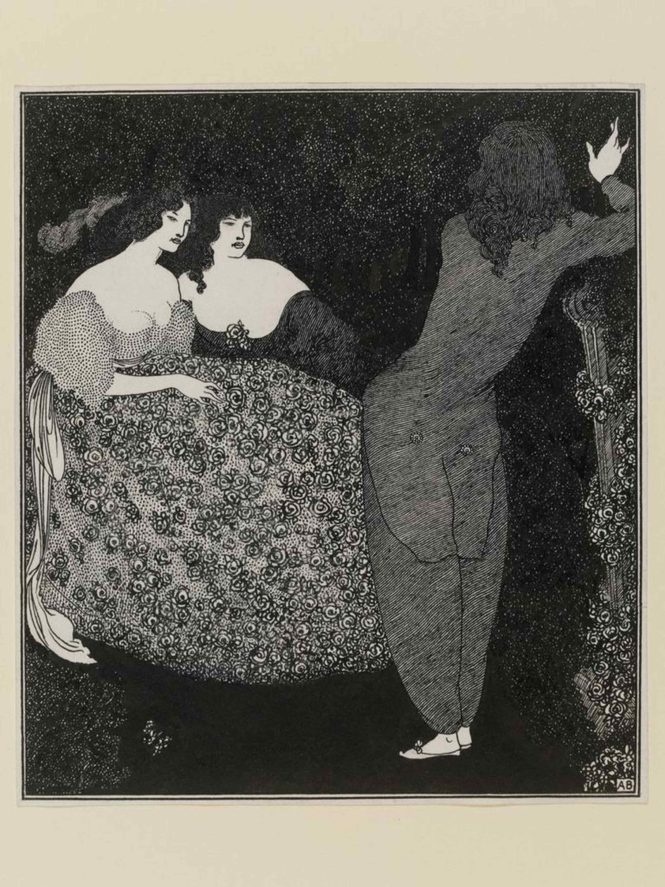 Tristan en Isolde, 1896 door Aubrey Beardsley