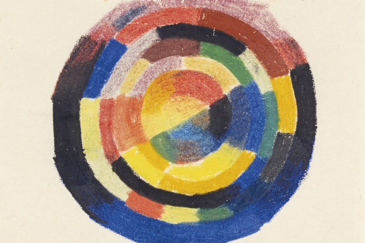 Kleurencirkel door August Macke