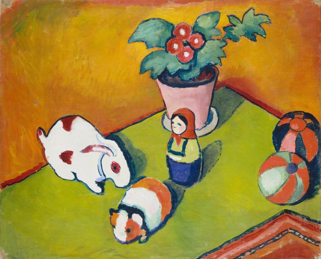 Little Walters speelgoed door August Macke