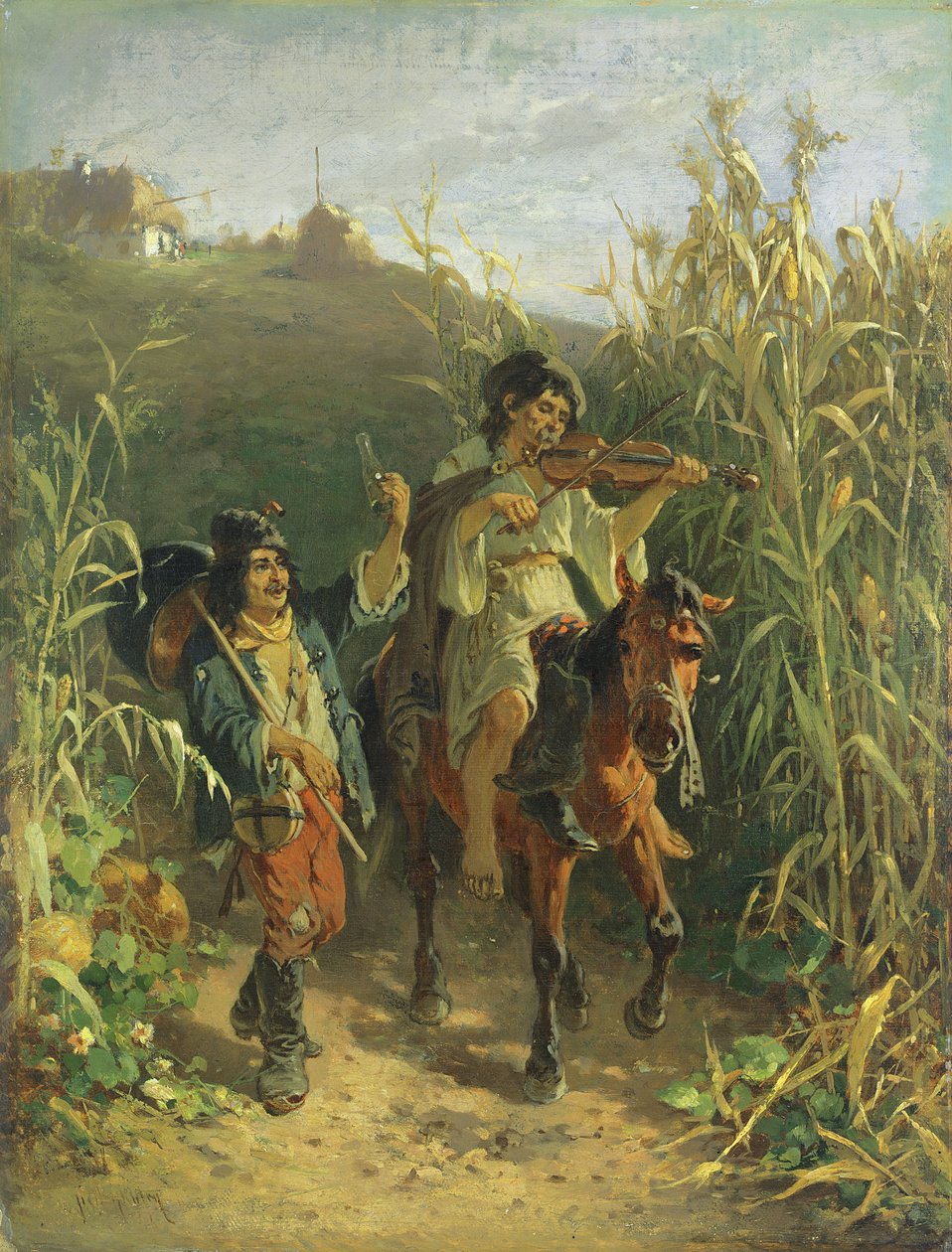Zigeuners door August Xaver Karl von Pettenkofen