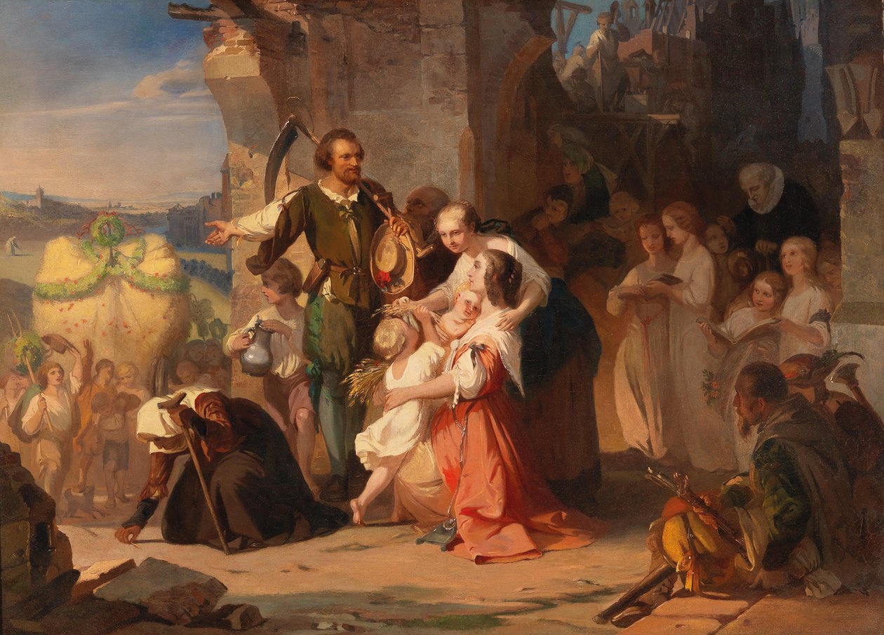 De eerste oogst na de Dertigjarige Oorlog door August von Kreling