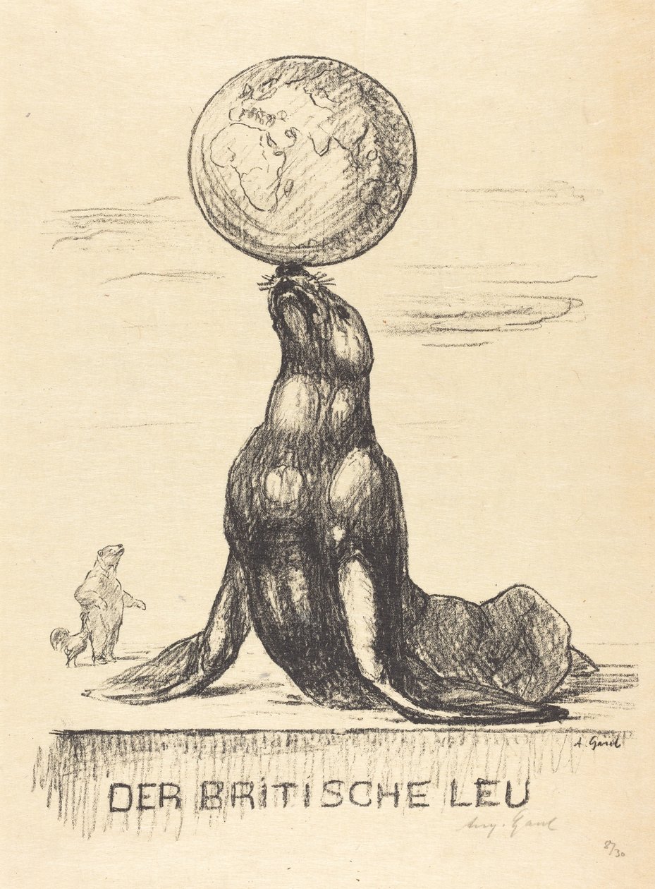 De Britse Leeuw door August Gaul