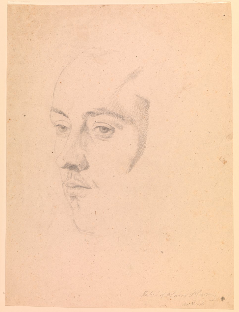 Portret van Harro Harring door August Krafft