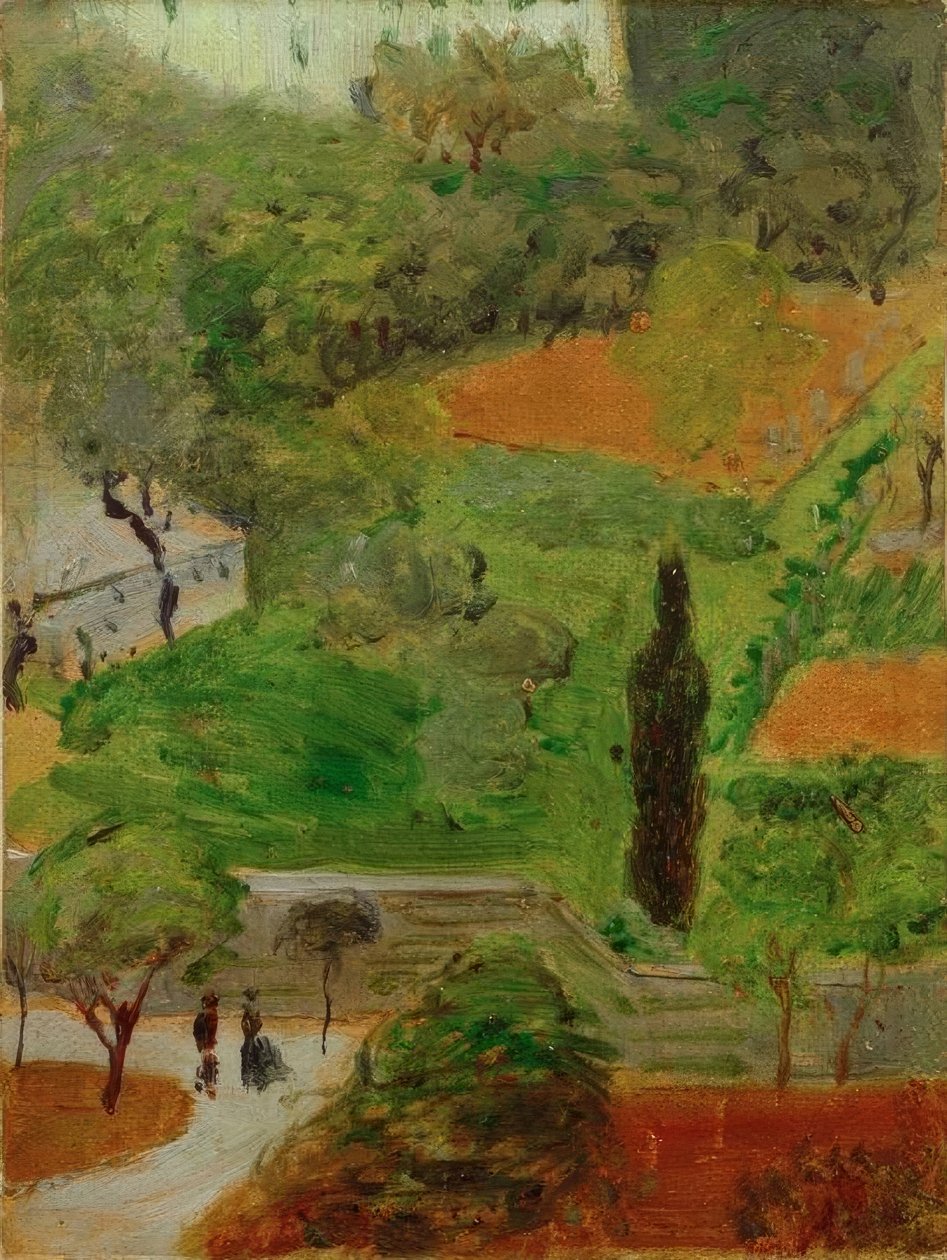 Herinnering aan de Italiaanse reis door August Macke