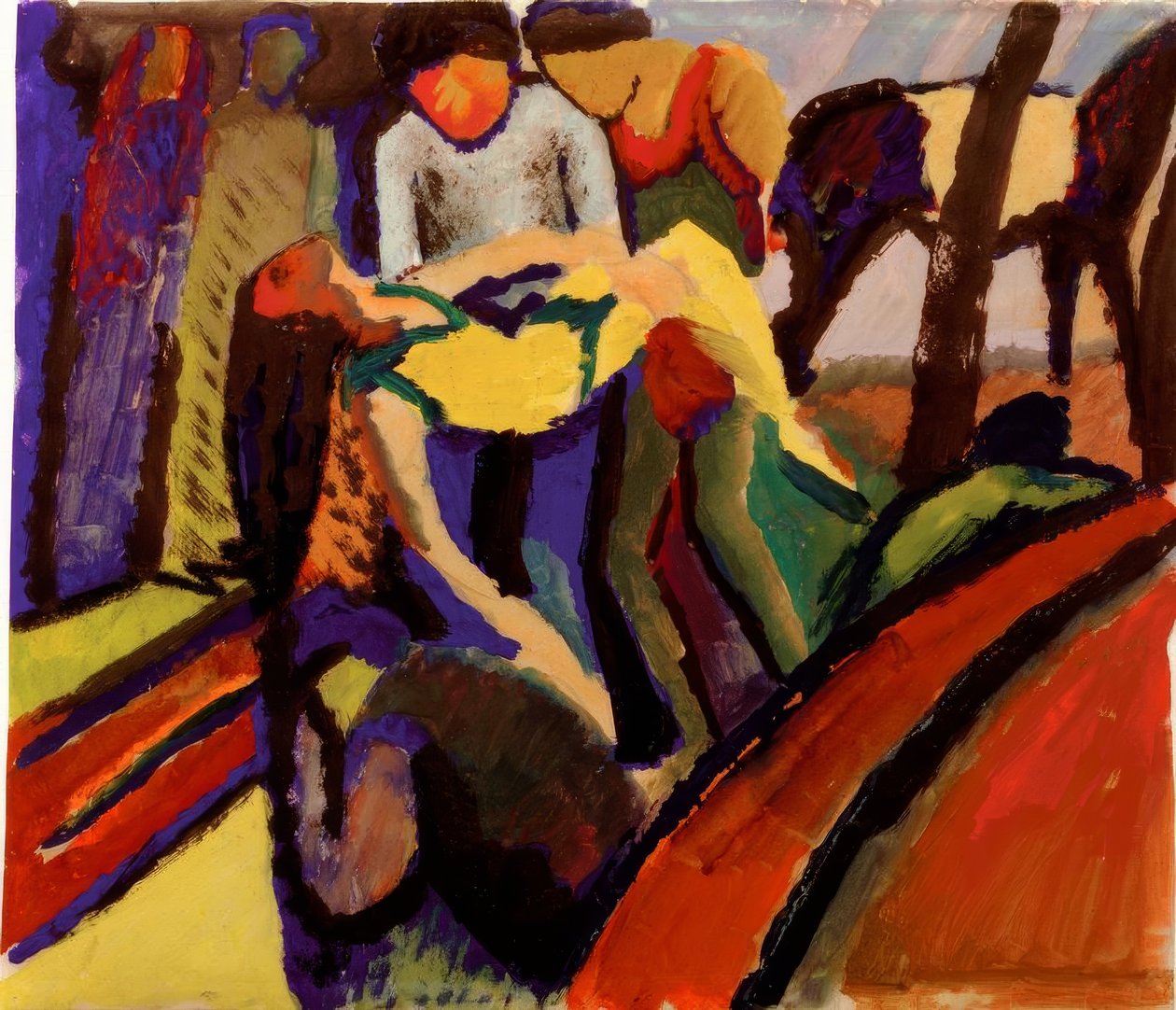 Gevallen door August Macke