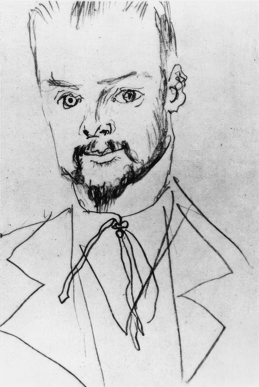 Paul Klee / tekening van A. Macke door August Macke