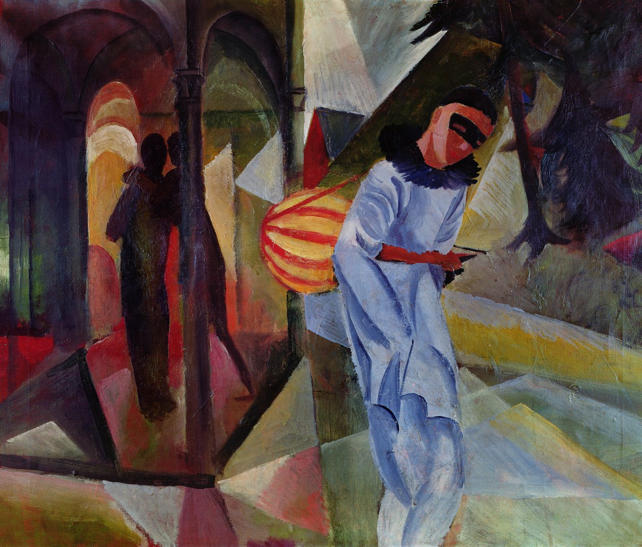 Pierrot door August Macke