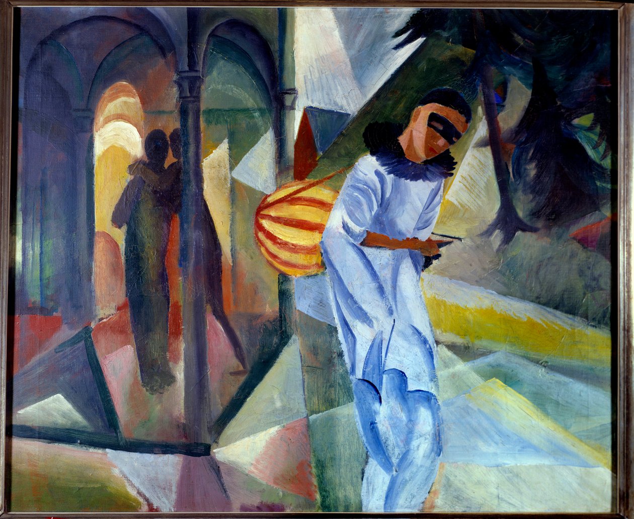 Pierrot door August Macke