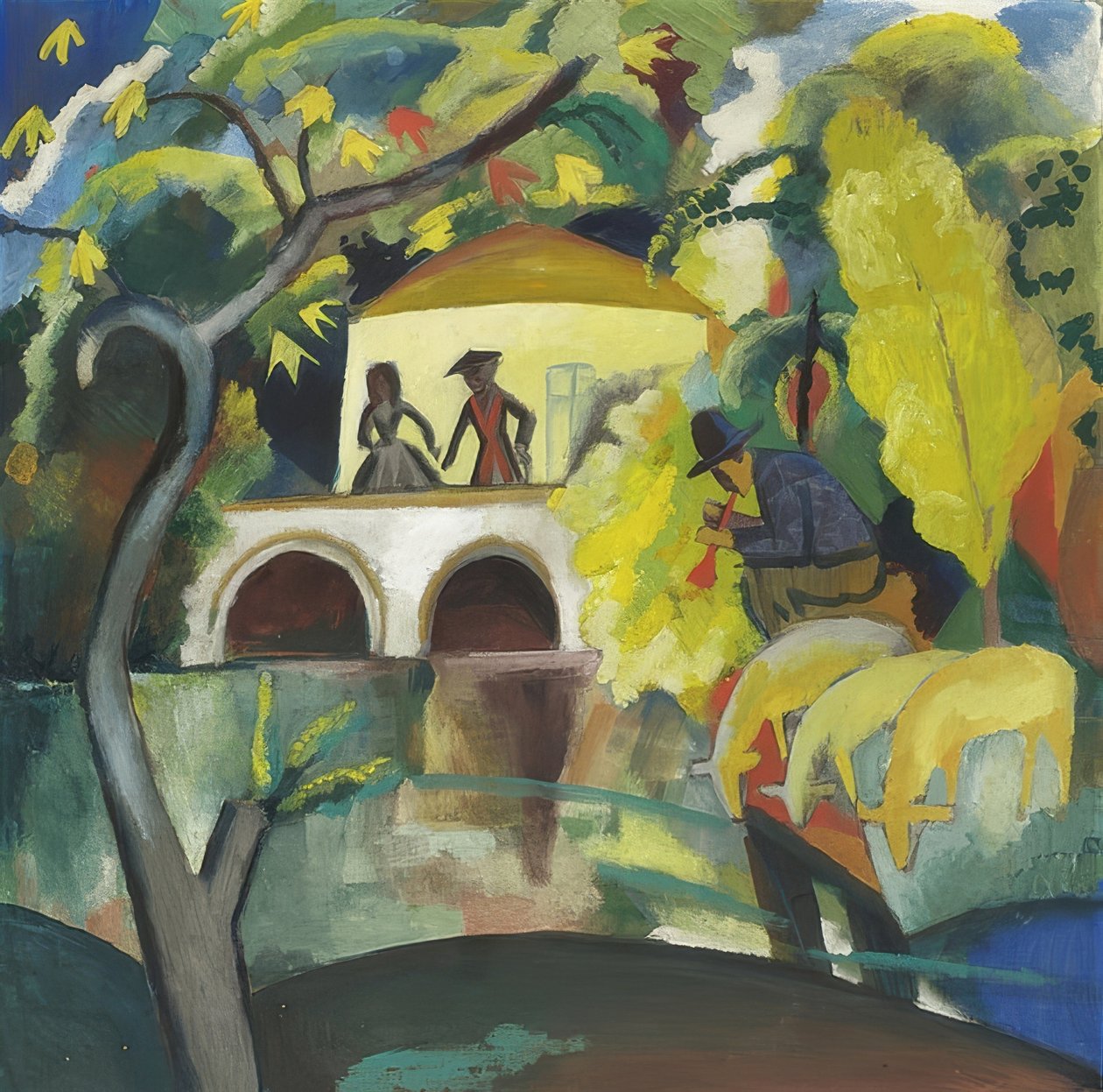 Rococo. 1912 door August Macke