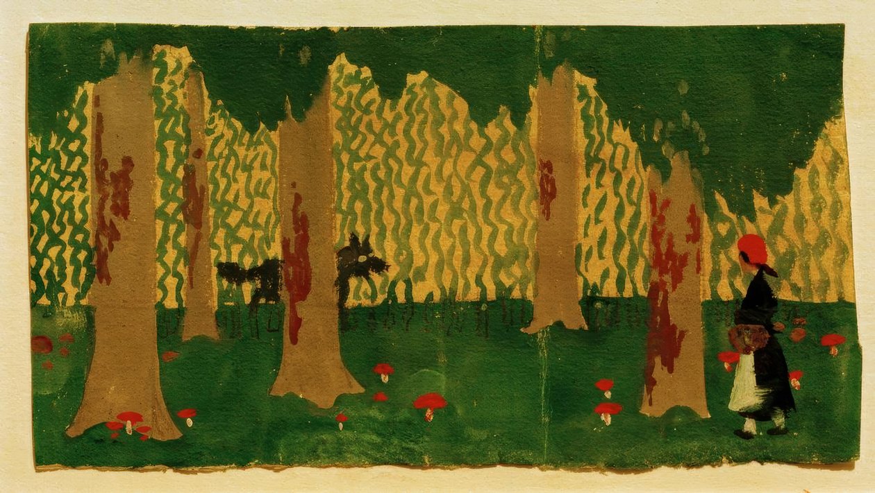 Roodkapje door August Macke