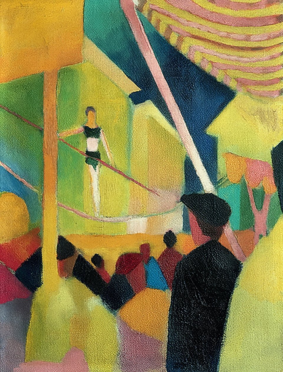 Koorddanseres door August Macke