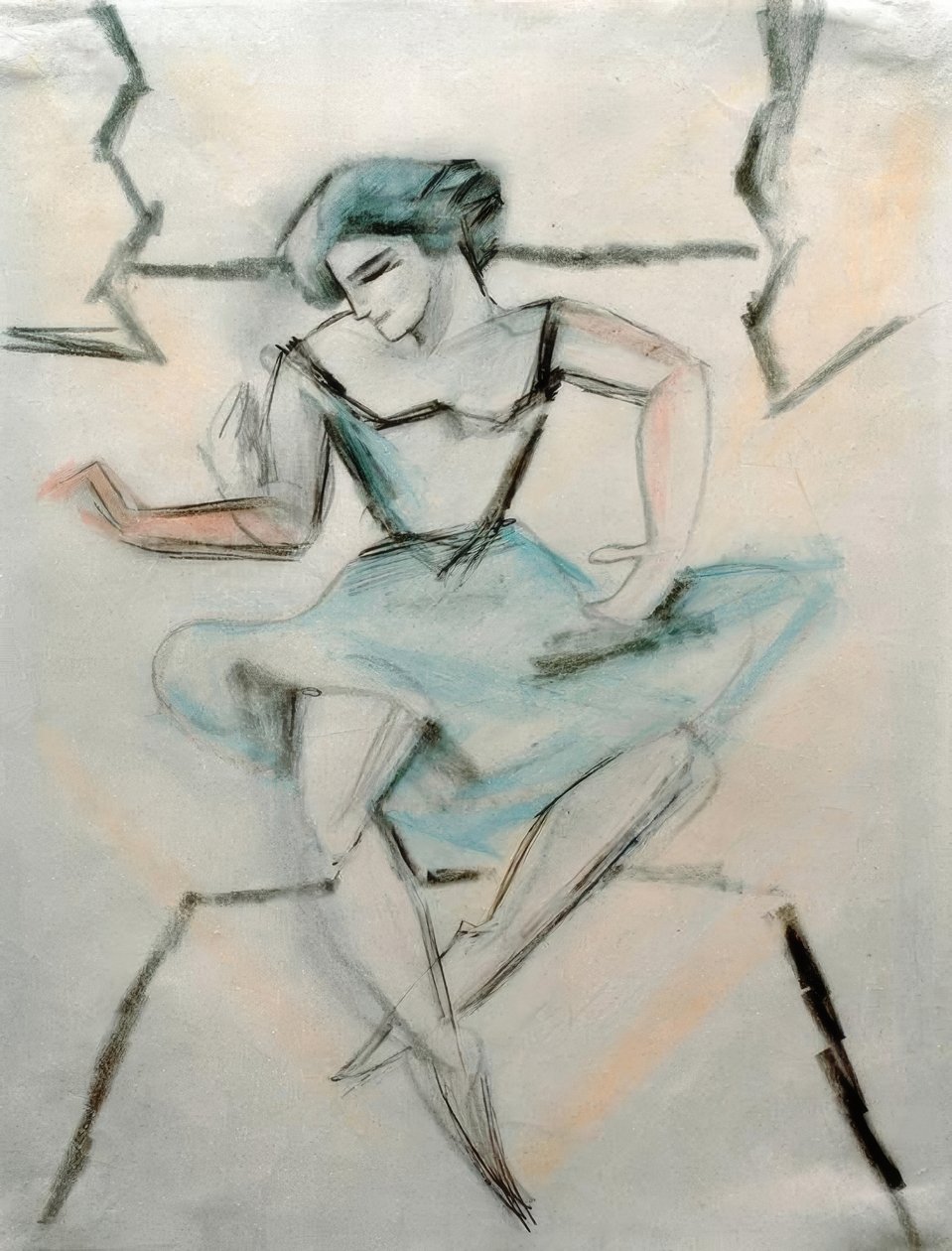 Danseres door August Macke