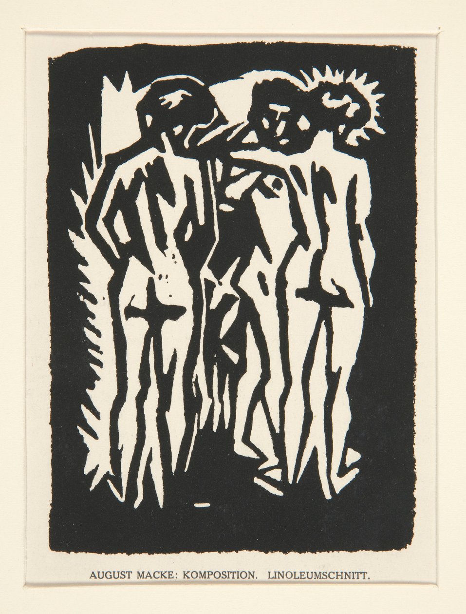 Drie Naakten door August Macke