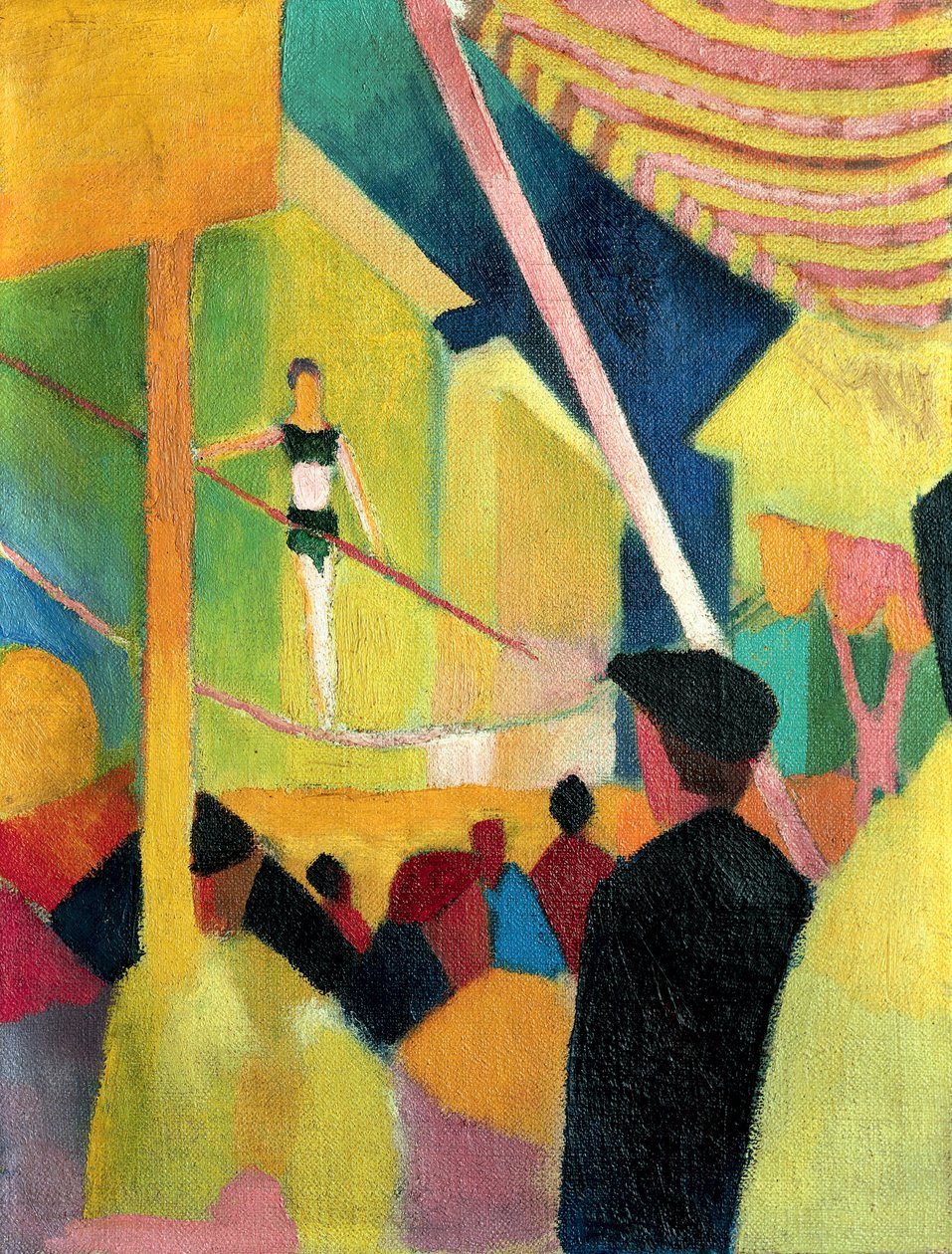 Koorddanser, ca. 1913 door August Macke