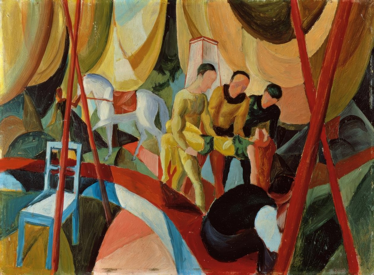 Circus door August Macke