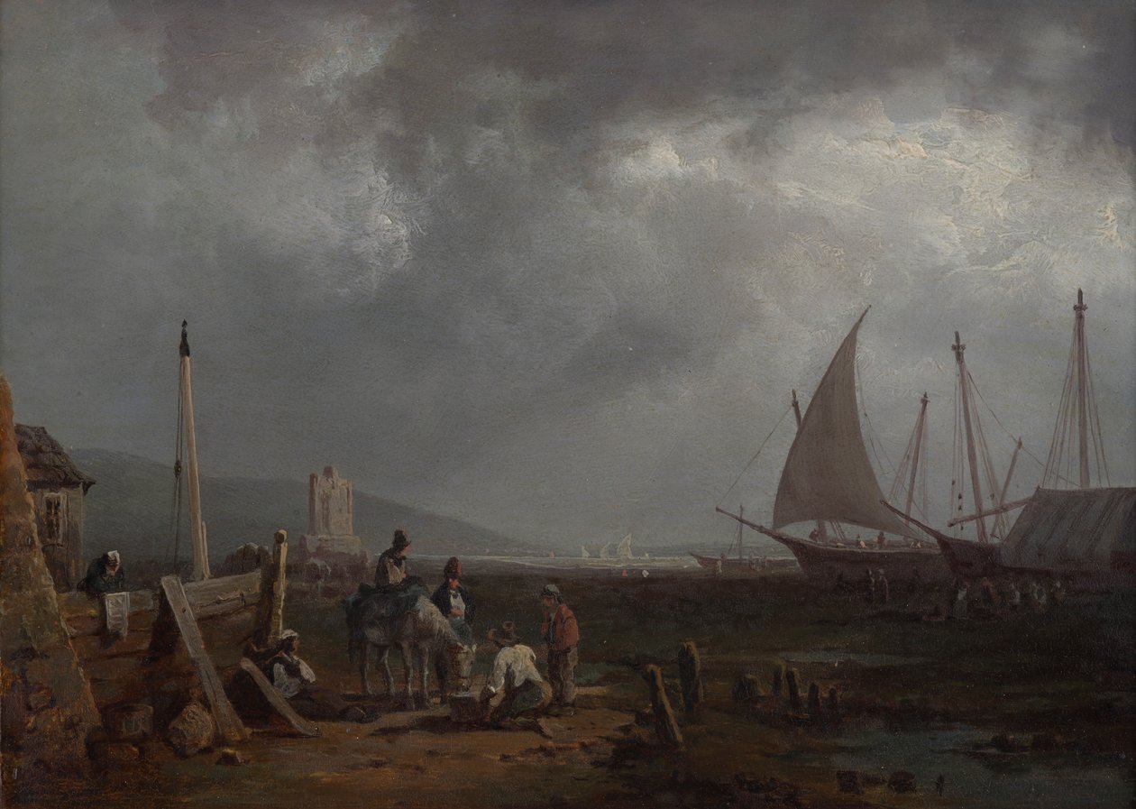 Havenstuk door August Piepenhagen
