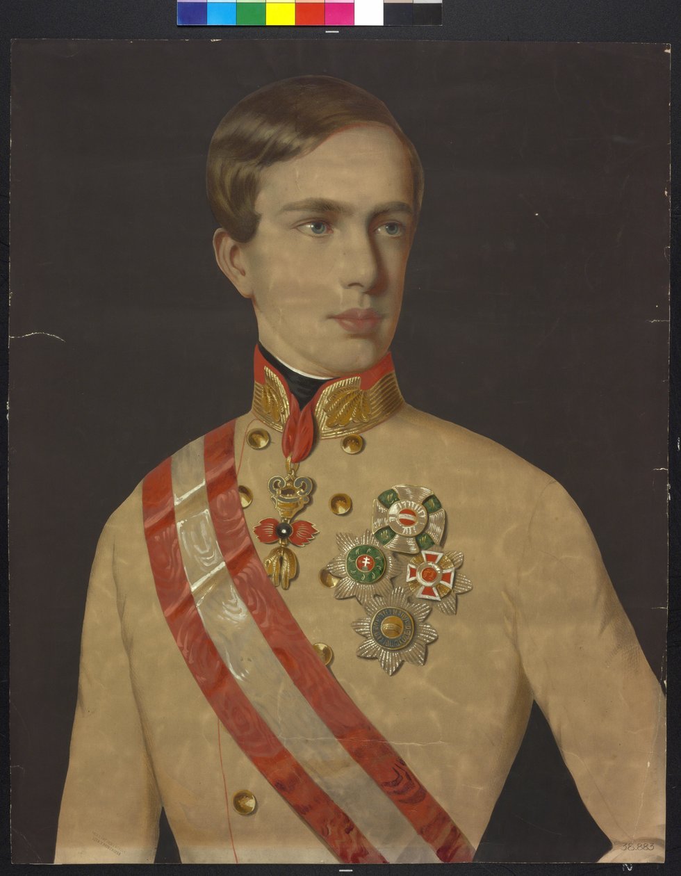 Keizer van Oostenrijk Franz Joseph I door August Prinzhofer