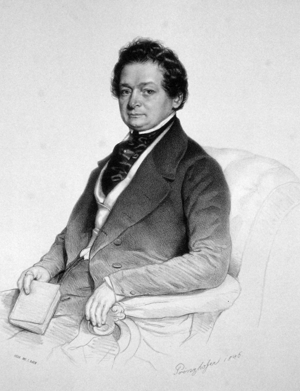 Franz Xaver Hlubek door August Prinzhofer