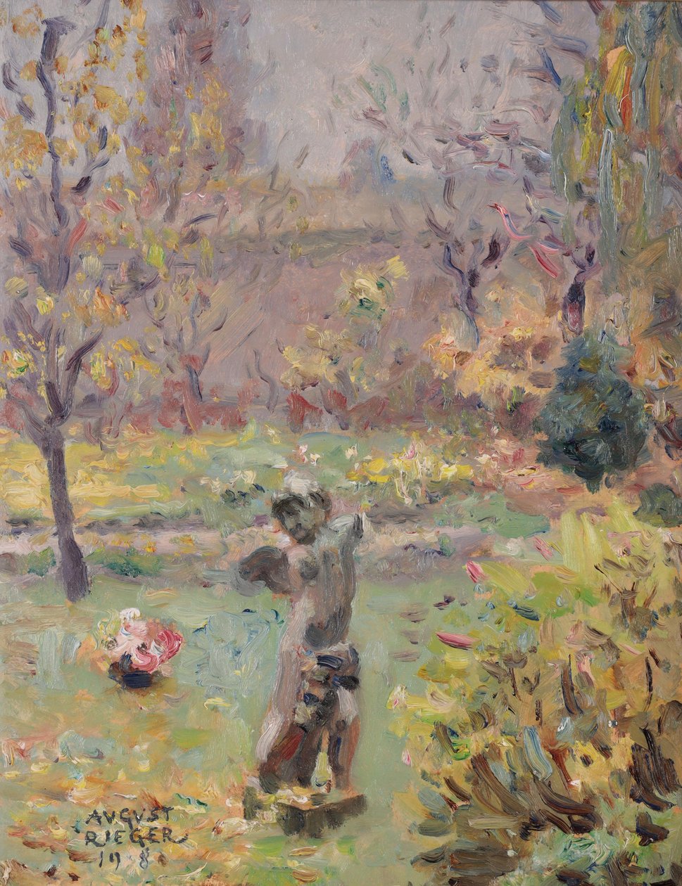 Parklandschap August Rieger door August Rieger
