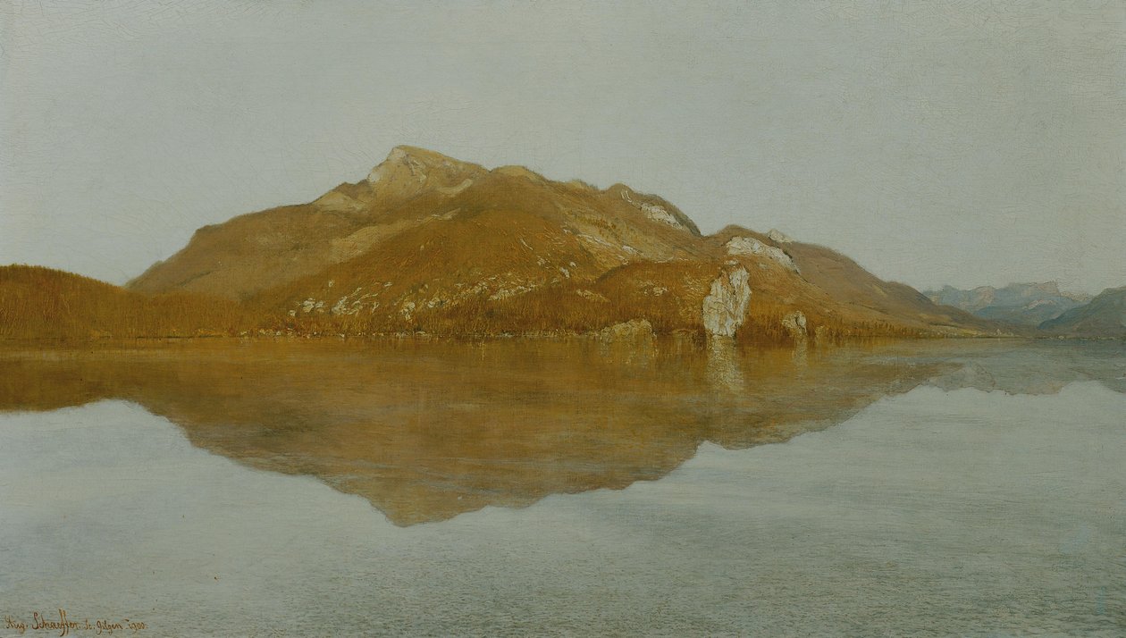 Sint Gilgen door August Schaeffer von Wienwald