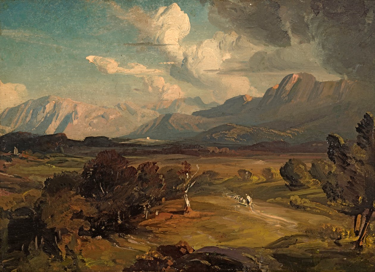 Voorgebergte landschap door August Seidel