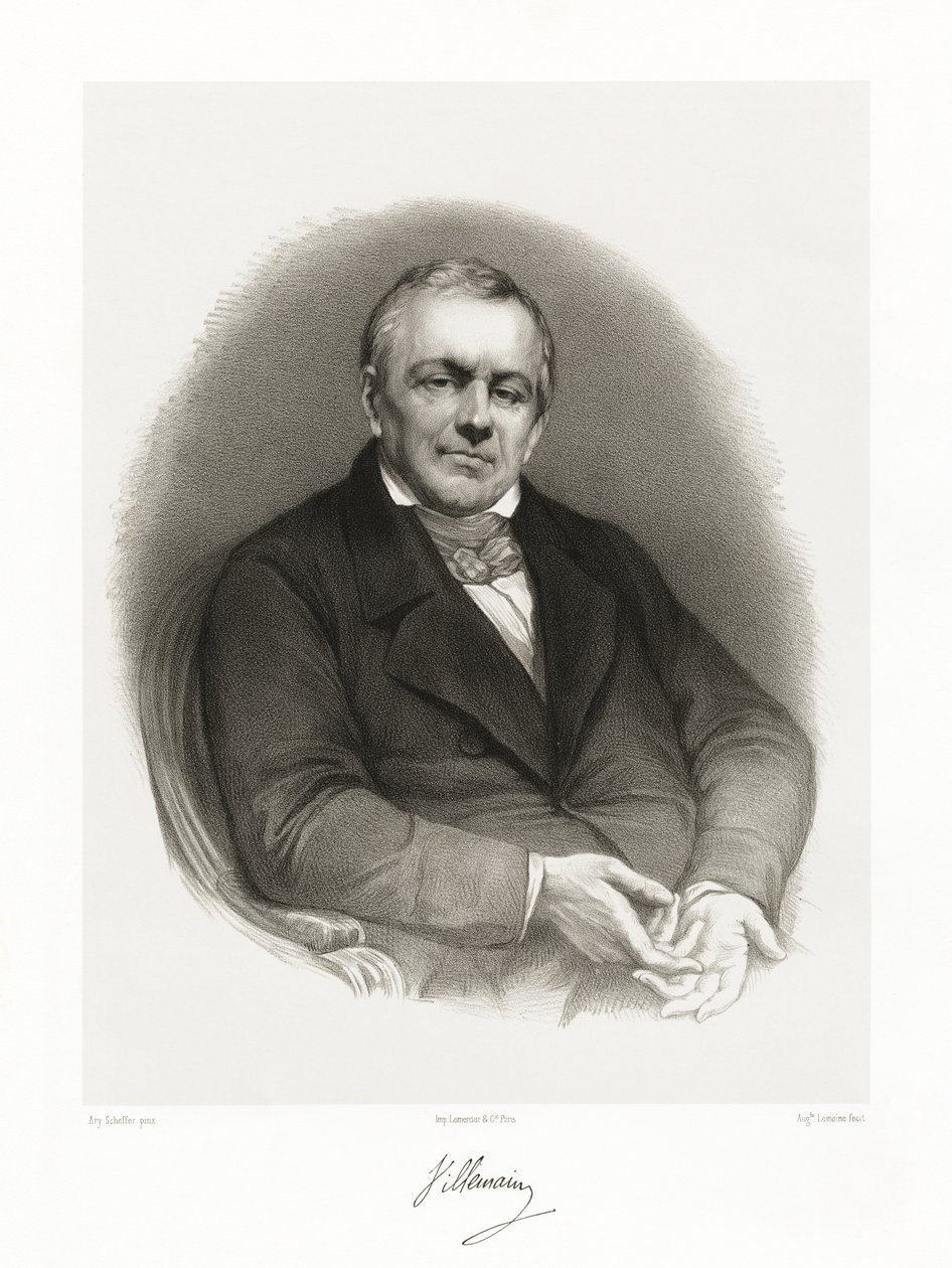 Abel François Villemain, 1865-66 door Auguste Charles Lemoine