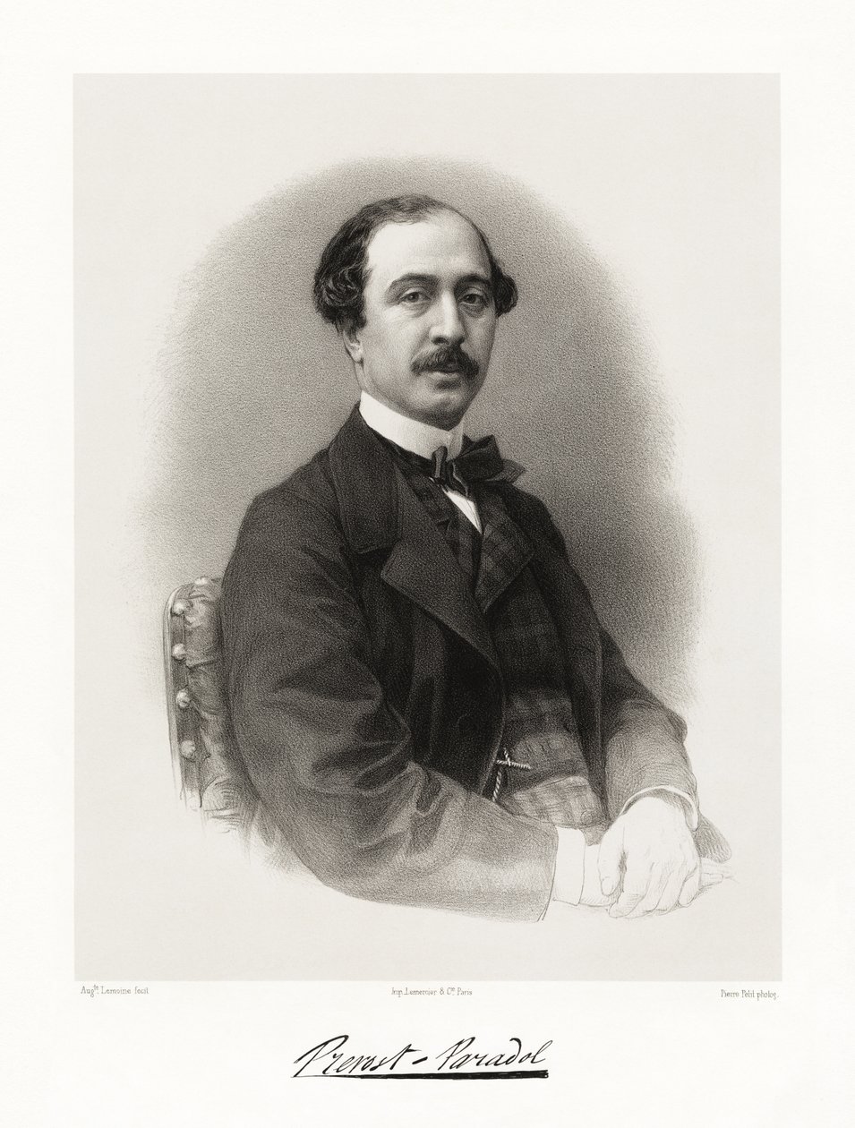 Lucien Anatole Prévost-Paradol door Auguste Charles Lemoine