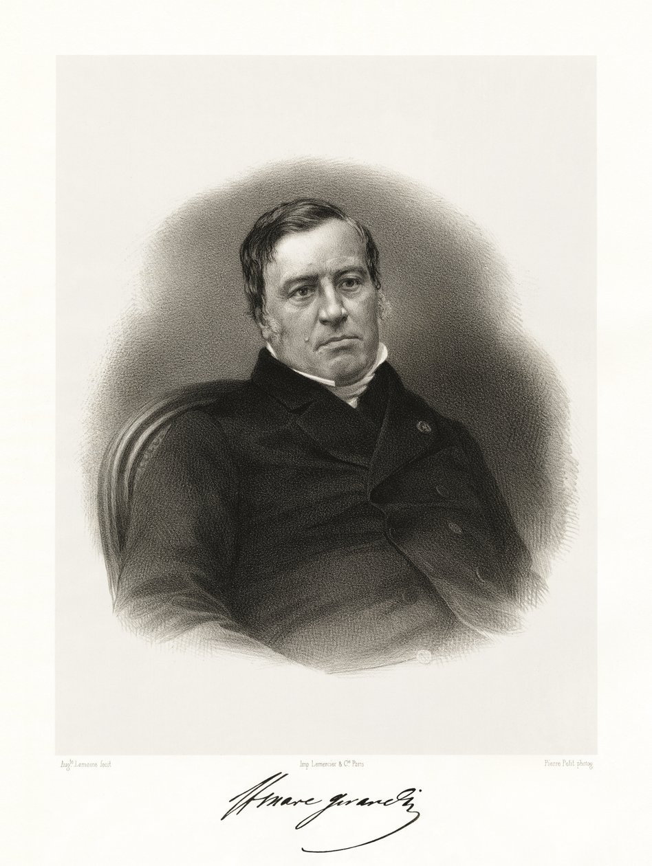 Saint-Marc Girardin door Auguste Charles Lemoine