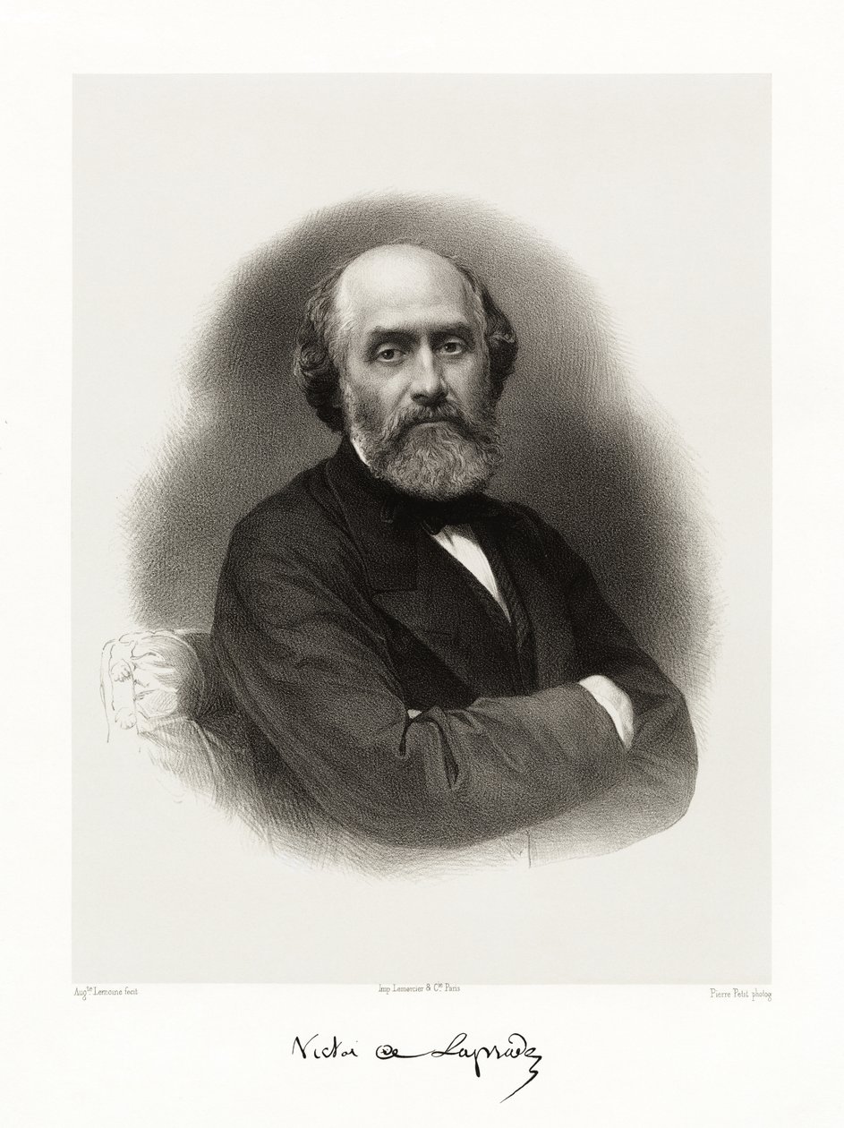 Victor de Laprade door Auguste Charles Lemoine