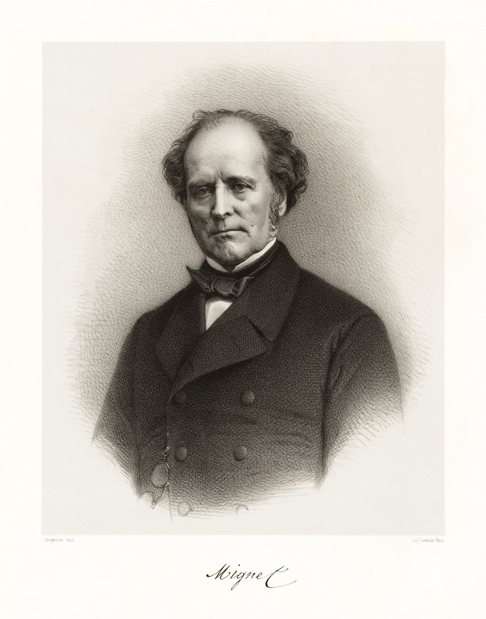 François Auguste Alexis Mignet door Auguste Charpentier