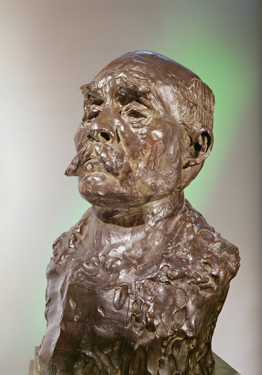 Buste van Georges Clemenceau door Auguste Rodin