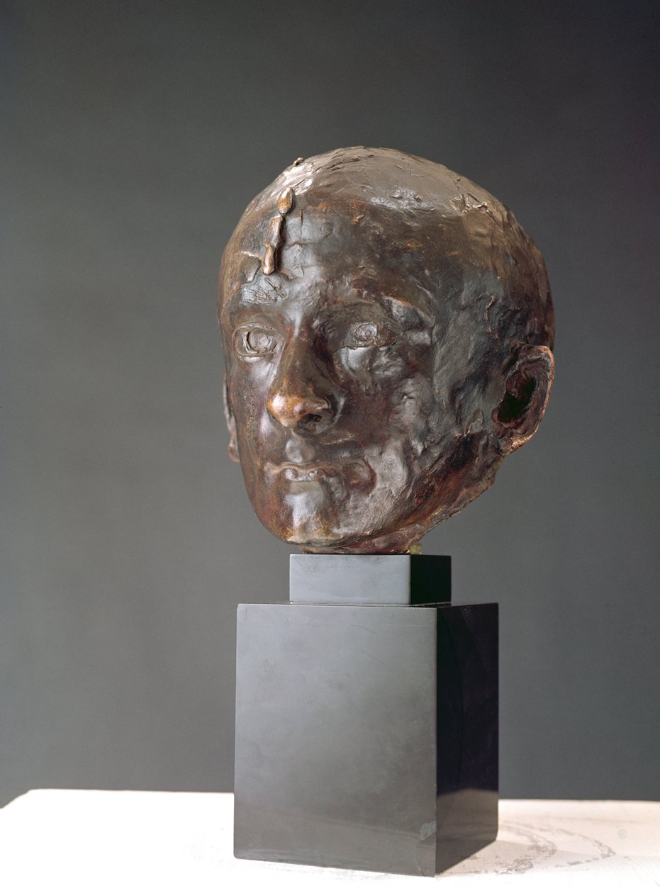 Charles Baudelaire, 1898 (brons) door Auguste Rodin