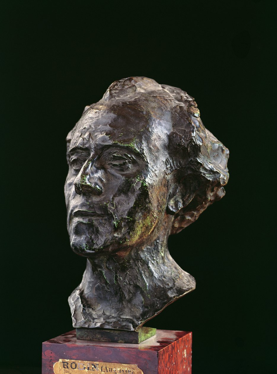 Gustav Mahler, 1909 (brons) door Auguste Rodin