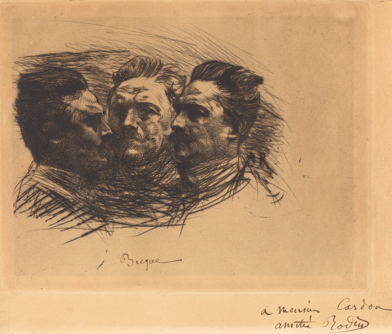 Henri Becque door Auguste Rodin