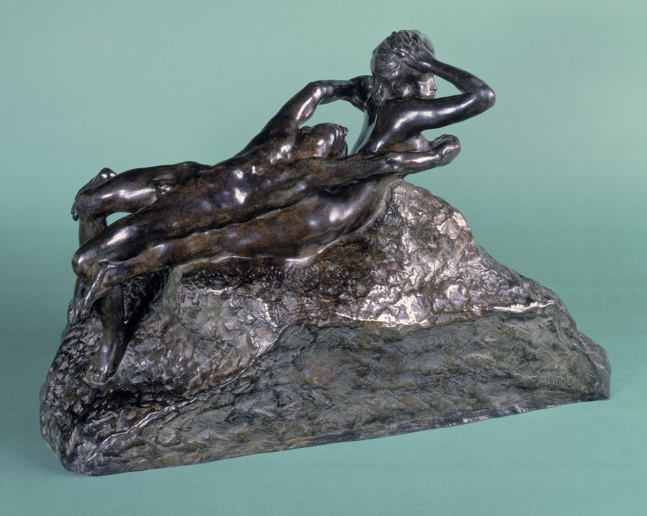 Liefde Vluchtend, 1883-84 door Auguste Rodin