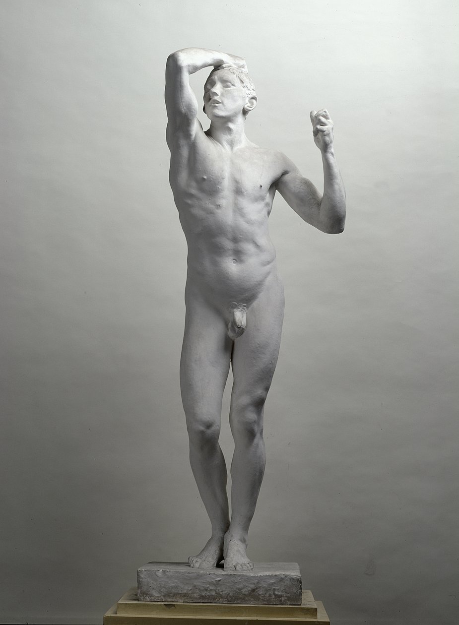 Het Bronzen Tijdperk, ca. 1877 door Auguste Rodin