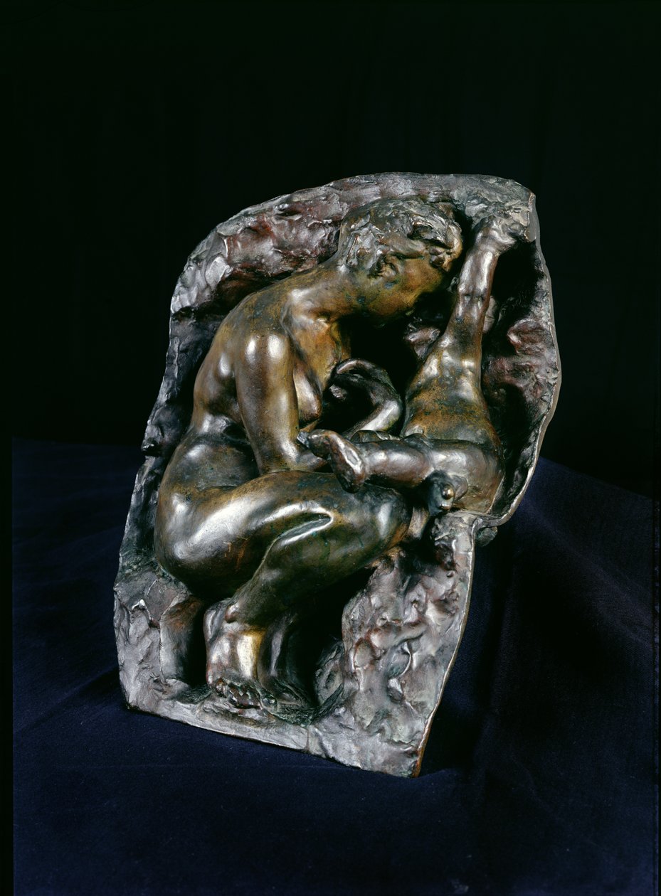 De grot (brons) door Auguste Rodin