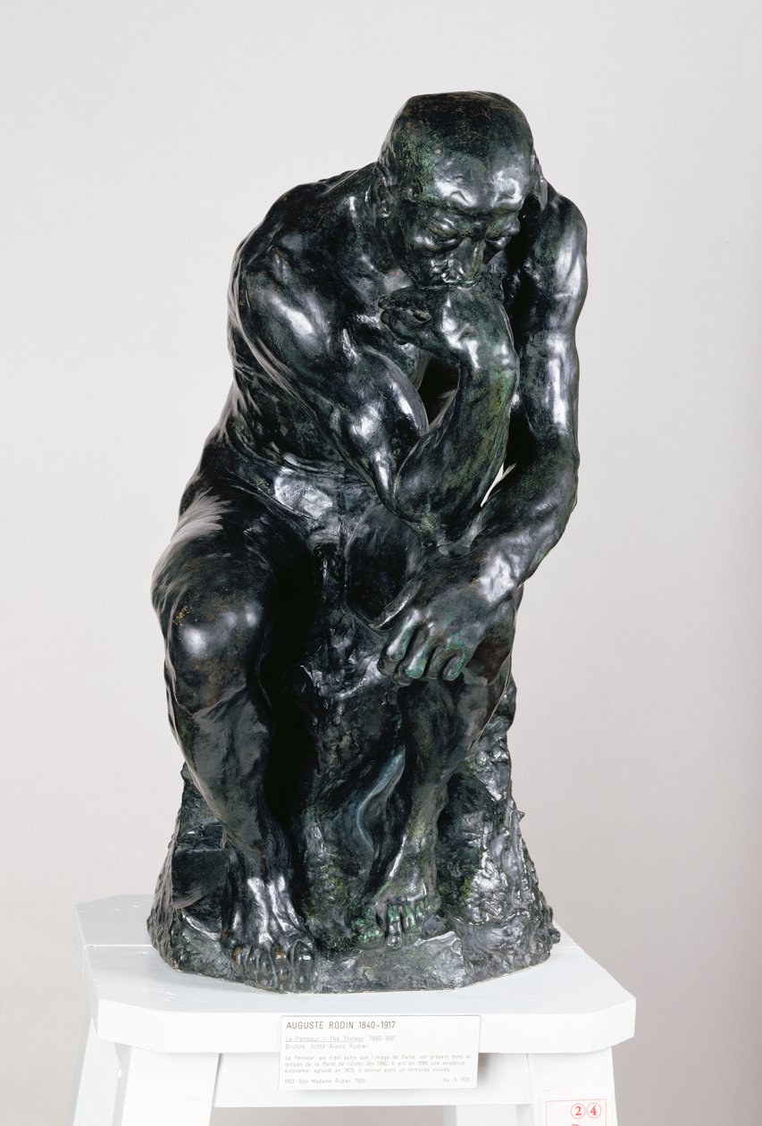 De Denker, 1880 door Auguste Rodin