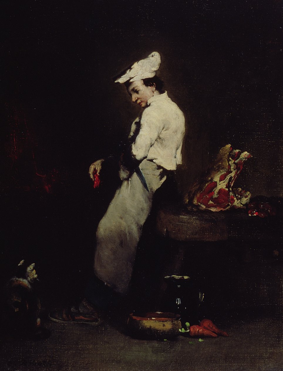 De Jonge Kok door Auguste Theodule Ribot